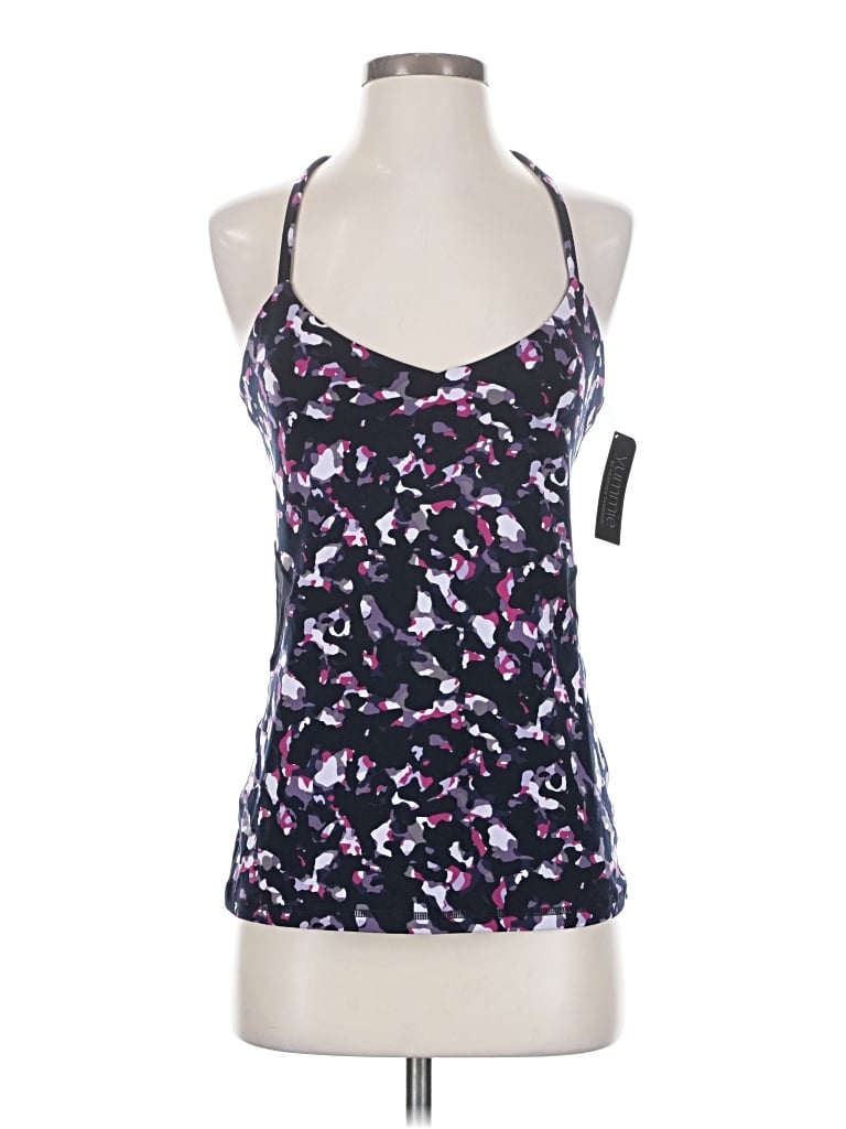 Yummie Tank Top Purple Halter Neckline Tops