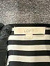 Ann Taylor LOFT 100% Polyester Stripes Black Long Sleeve Blouse Size M - photo 7