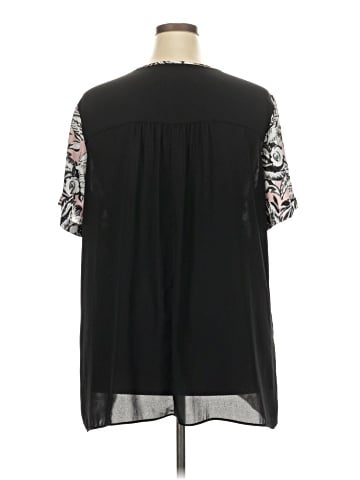 Karen Kane Short Sleeve Blouse (view 2)