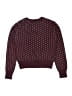 Abercrombie Kids Polka Dots Burgundy Pullover Sweater Size 13 - 14 - photo 2