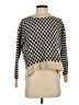 Madewell Houndstooth Checkered-gingham Multi Color Tan Pullover Sweater Size XS - photo 1