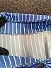 Unbranded Stripes Blue Long Sleeve Button-Down Shirt Size L (estimated) - photo 7