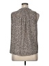 Apt. 9 100% Polyester Animal Print Gray Sleeveless Blouse Size XL - photo 2