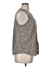 Apt. 9 100% Polyester Animal Print Gray Sleeveless Blouse Size XL - photo 4