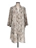 Apt. 9 100% Polyester Silver Kimono Size L - photo 1