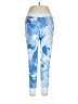 Stars Above Print Blue Active Pants Size L - photo 1