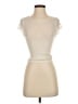 Stradivarius Ivory Short Sleeve Top Size S - photo 1