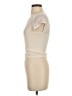Stradivarius Ivory Short Sleeve Top Size S - photo 5