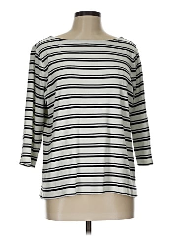 Chico's 3/4 Sleeve T-Shirt (view 1)