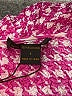 Jerry T 100% Polyester Houndstooth Pink Long Sleeve Top Size S - photo 8