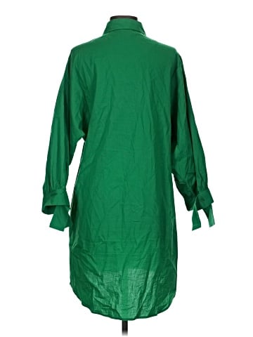 Scoop 3/4 Sleeve Button-Down Shirt (view 2)