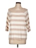 Adrianna Papell Tan Pullover Sweater Size L - photo 1