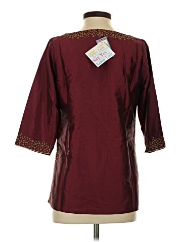 Gretchen Scott Designs 3/4 Sleeve Blouse (view 2)