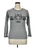 Eye Candy Gray Sweatshirt Size 1X - photo 1