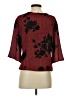 My Michelle 100% Polyester Burgundy Red 3/4 Sleeve Blouse Size S - photo 2