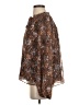 Current Air 100% Polyester Brown 3/4 Sleeve Blouse Size S - photo 5