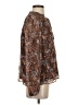 Current Air 100% Polyester Brown 3/4 Sleeve Blouse Size S - photo 4