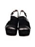 Trask Black Wedges Size 7 - photo 2