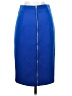 CATHERINE Catherine Malandrino Solid Blue Formal Skirt Size 2 - photo 2