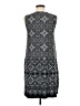 Apt. 9 Graphic Gray Casual Dress Size M - photo 2