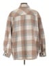 HFX Plaid Tan Coat Size L - photo 2