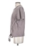 Stateside 100% Cotton Gray Short Sleeve Top Size S - photo 5