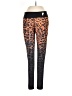 Iron Fist Animal Print Orange Active Pants Size S - photo 1