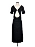 ASOS Solid Black Casual Dress Size 4 - photo 2