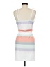 Unbranded Stripes White Casual Dress Size M - photo 2