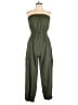 Shein 100% Polyester Solid Green Jumpsuit Size L - photo 1