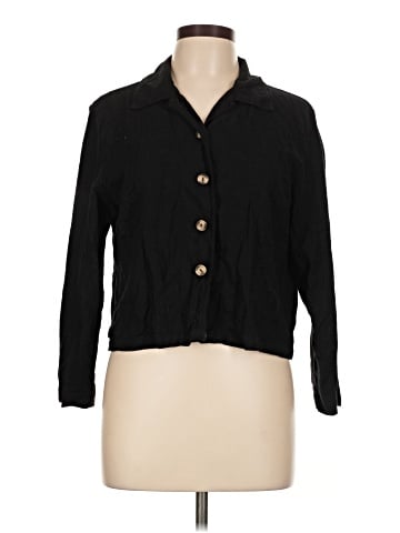 Me & Arrow 3/4 Sleeve Button-Down Shirt (view 1)