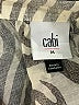 CAbi Animal Print Ivory Sleeveless Blouse Size M - photo 7