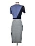 St. John Color Block Gray Casual Dress Size 2 - photo 2