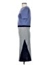 St. John Color Block Gray Casual Dress Size 2 - photo 5