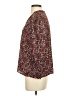Aqua 100% Polyester Burgundy Long Sleeve T-Shirt Size S - photo 5