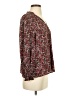 Aqua 100% Polyester Burgundy Long Sleeve T-Shirt Size S - photo 4