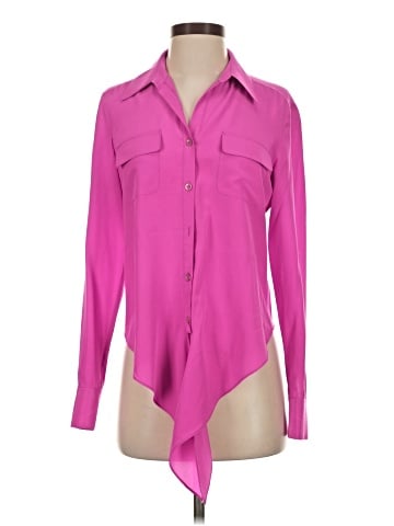 Antonio Melani Long Sleeve Silk Top (view 1)