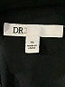 DR2 100% Rayon Black 3/4 Sleeve Button-Down Shirt Size XL - photo 7