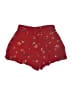 American Eagle Outfitters 100% Viscose Floral Red Shorts Size 0 - photo 2