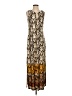 MSK Animal Print Brown Cocktail Dress Size S - photo 1