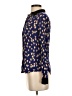 Maeve 100% Rayon Print Blue Long Sleeve Blouse Size 2 - photo 5