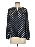 J.Crew 100% Polyester Polka Dots Black Long Sleeve Blouse Size S - photo 1
