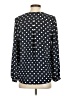 J.Crew 100% Polyester Polka Dots Black Long Sleeve Blouse Size S - photo 2