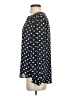 J.Crew 100% Polyester Polka Dots Black Long Sleeve Blouse Size S - photo 5