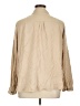 Cato 100% Rayon Tan 3/4 Sleeve Button-Down Shirt Size XL - photo 2