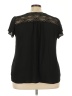 Meraki 100% Polyester Black Short Sleeve Top Size 3X - photo 2