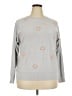On Twelfth Hearts Gray Pullover Sweater Size 2X - photo 1