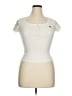DAZY Ivory Short Sleeve Top Size XL - photo 1
