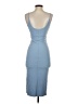 Forever 21 Solid Blue Casual Dress Size S - photo 2