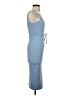 Forever 21 Solid Blue Casual Dress Size S - photo 4